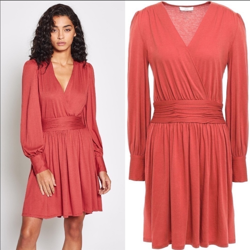 NWT Joie Orange Corelle Dress